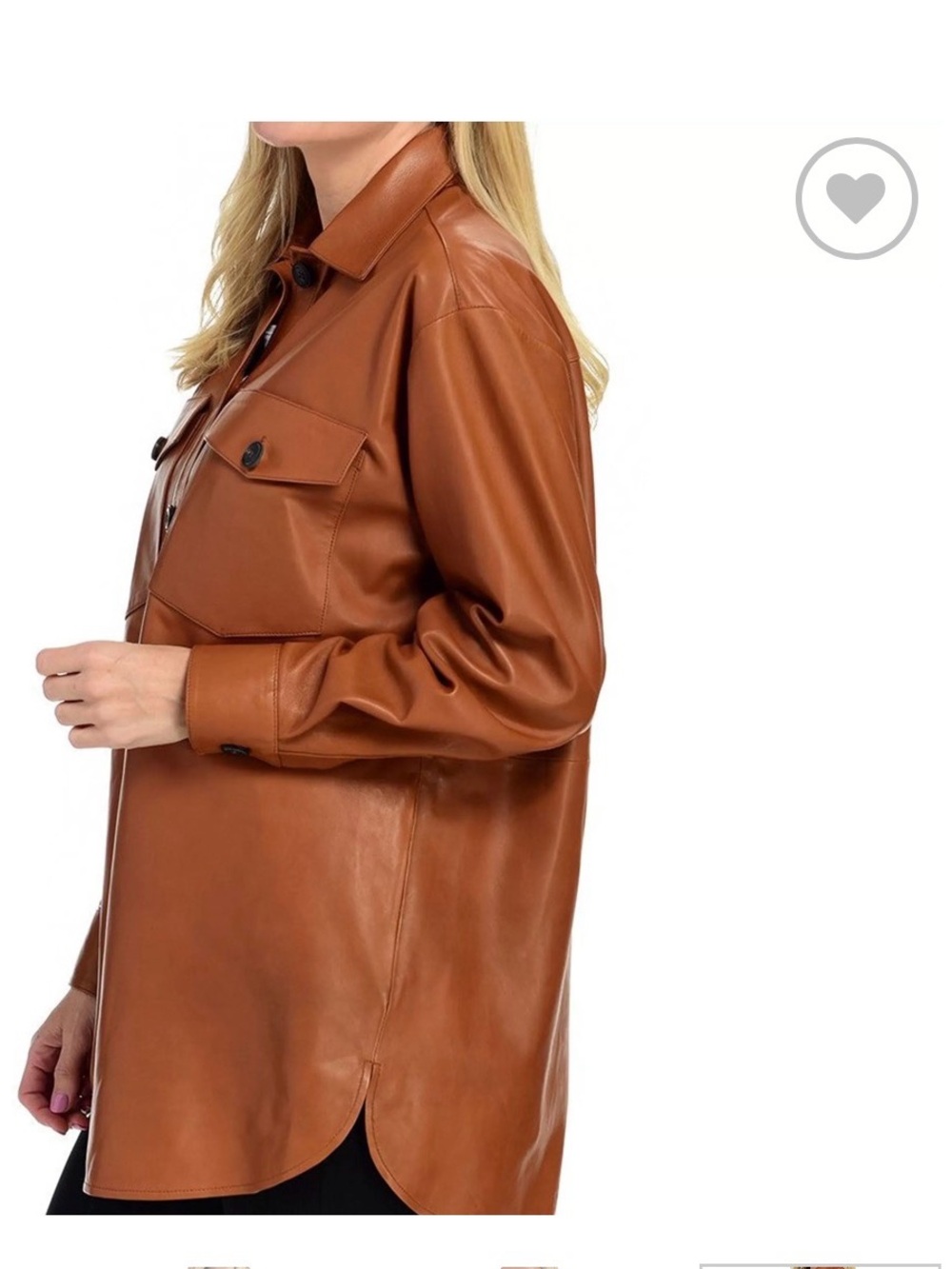 J. W. Hulme Co Lambskin Shirt Jacket